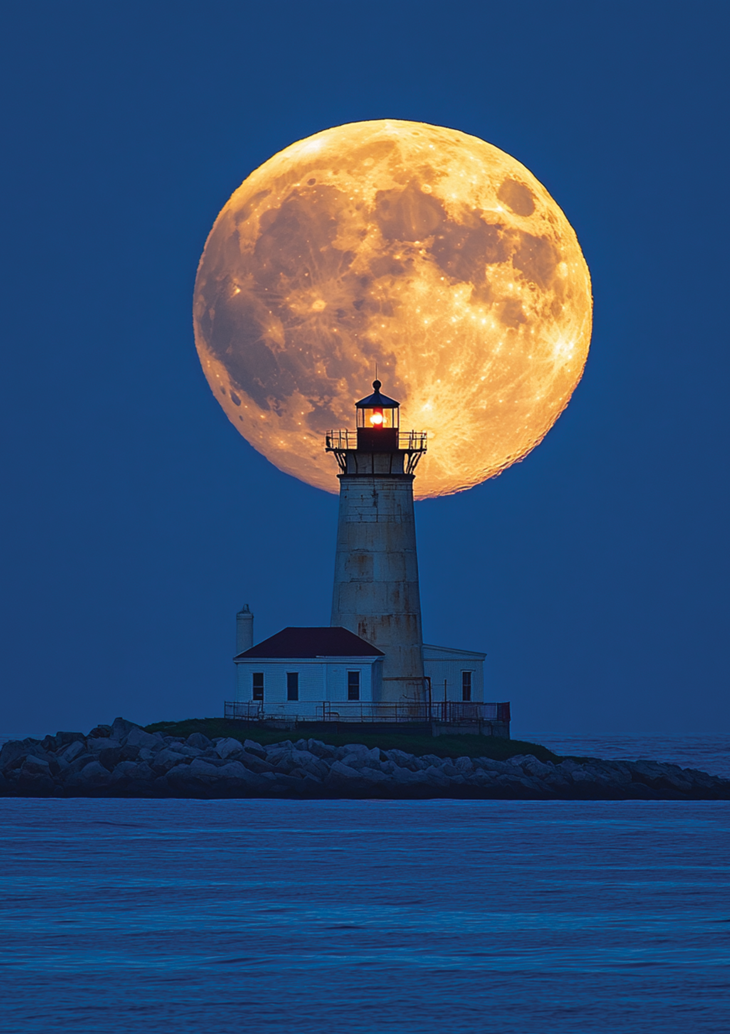 Lighthouse metal poster artwork